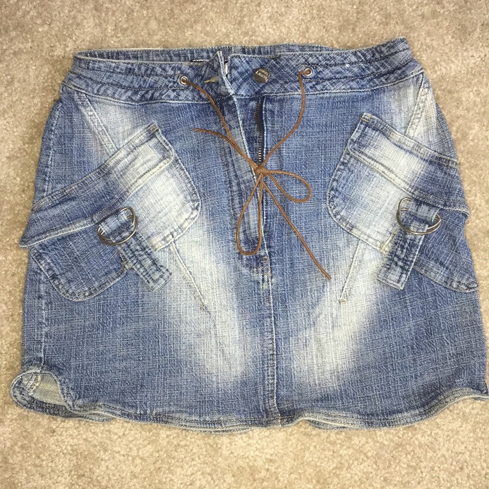 Vintage blue jean skirt